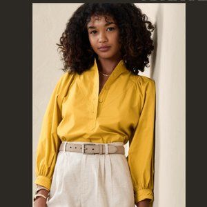 Banana Republic Factory Cleo Fashion Poplin Shirt